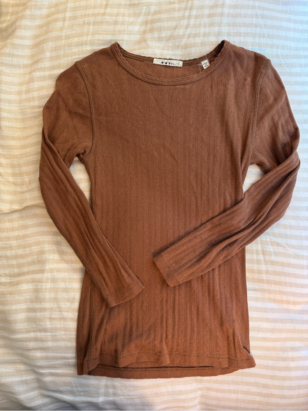 Dôen long sleeve tee, size S